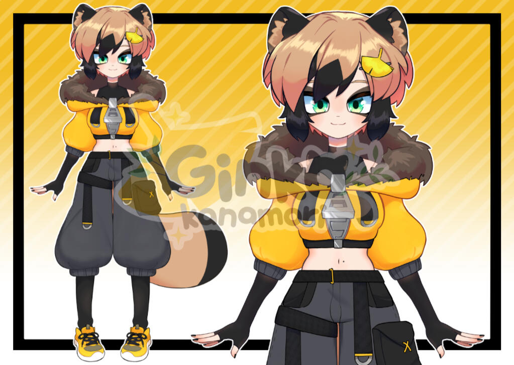 Ginko VTuber model art